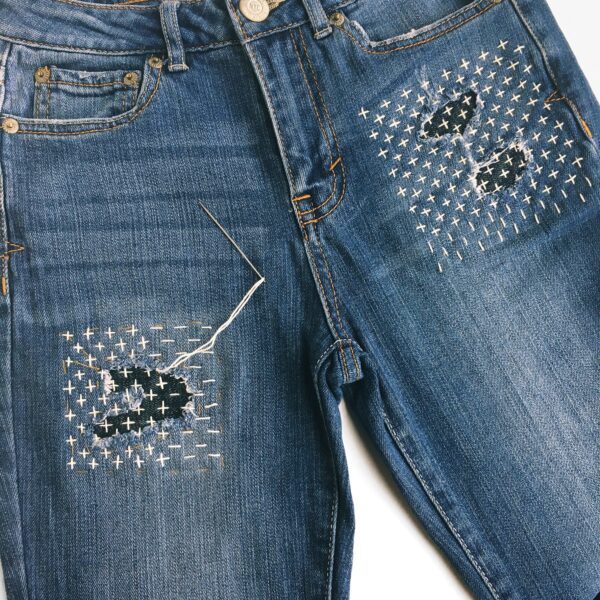 De Marktmeisjes - Visible mending met Sashiko 12.30 - Afbeelding 4