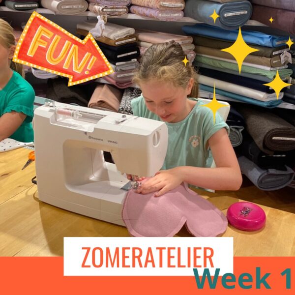 Zomeratelier - kinder naailes - woensdag 24 juli